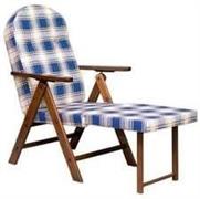 POLTRONA AMALFI MAS012 C/PROL(VERDE-BLU) MASLEGNO
