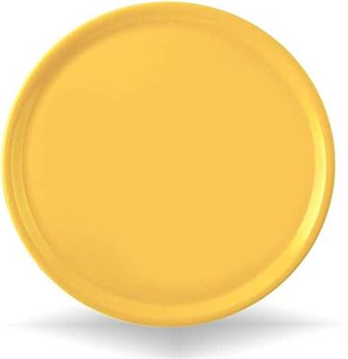 PIATTO PIZZA CM33 GIALLO SATURNIA