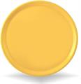 PIATTO PIZZA CM33 GIALLO SATURNIA