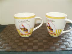 S/2 MUG 62546 CAKE CASA