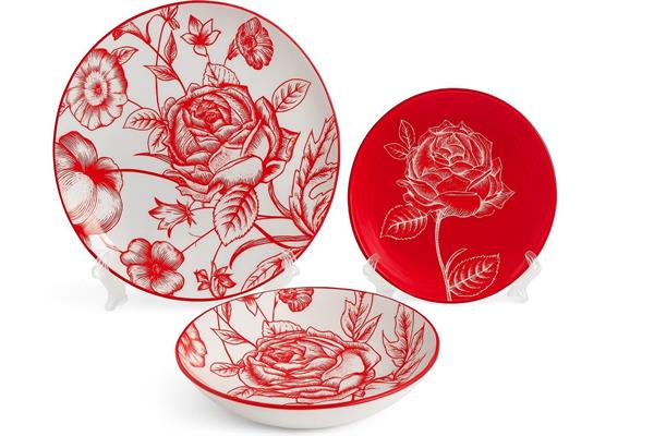 SRV.PIATTI 18PZ ROSE ROSSE TODAY P51