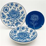 SRV.PIATTI 18PZ ROSE BLU TODAY P51