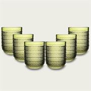 S/6 BICCHIERI SERENITY VERDE 956267 ARCA