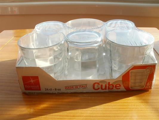 SET 6 BICCHIERI CUBE ROCCO